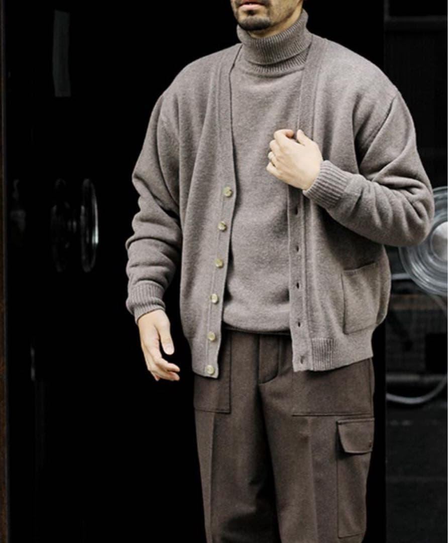 定価4万 Herill ブラックシープタートルネック 2023FW 最終値下げ！