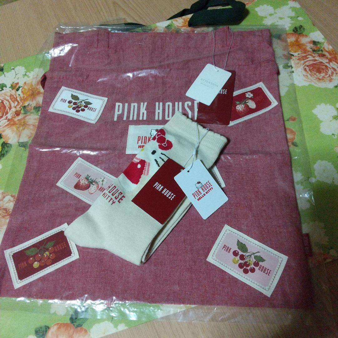 ピンクハウス ＊キティちゃん巾着バッグと靴下＊
