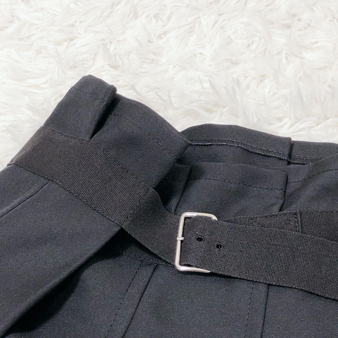 トリココムデギャルソン　ベルト付き　ミニスカート　プリーツ　平成後期　Y2K