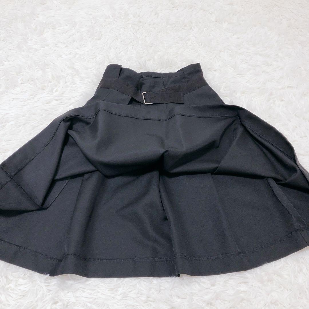トリココムデギャルソン　ベルト付き　ミニスカート　プリーツ　平成後期　Y2K
