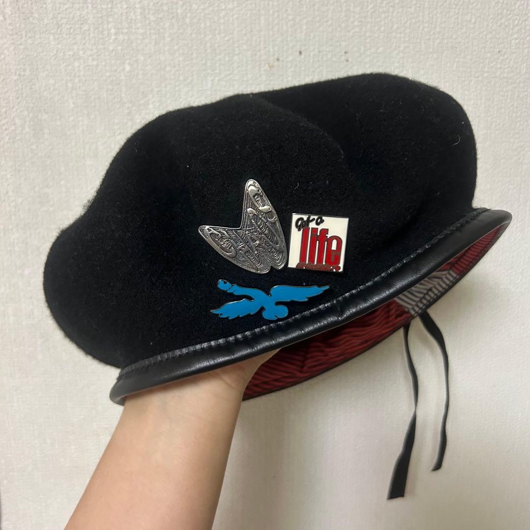 【店舗限定】Viviennewestwood world's end 黒ベレー帽