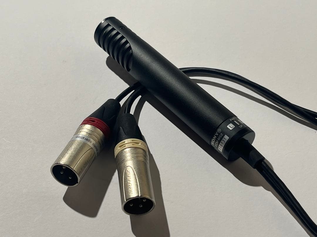 SONY ECM-MS2 ステレオショットガンマイク XLR出力