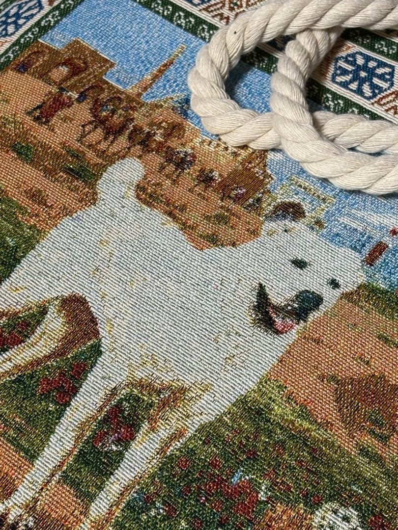 【万博】アラバイ犬 トートバッグ トルクメニスタン EXPO2025