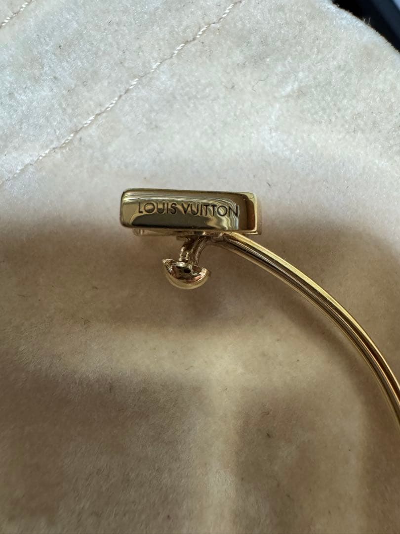 LOUIS VUITTON ブレスレット・リジッド LV エクリプス　S