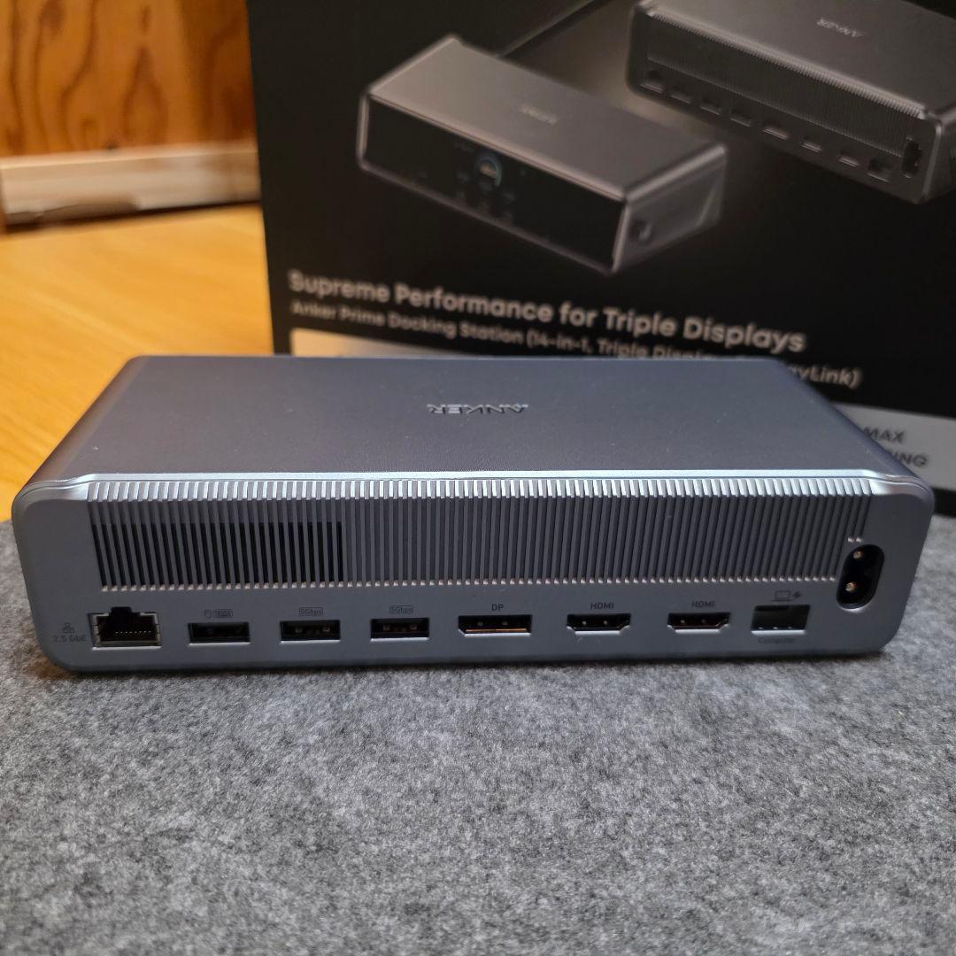 Anker Prime Docking Station 3ディスプレイ対応