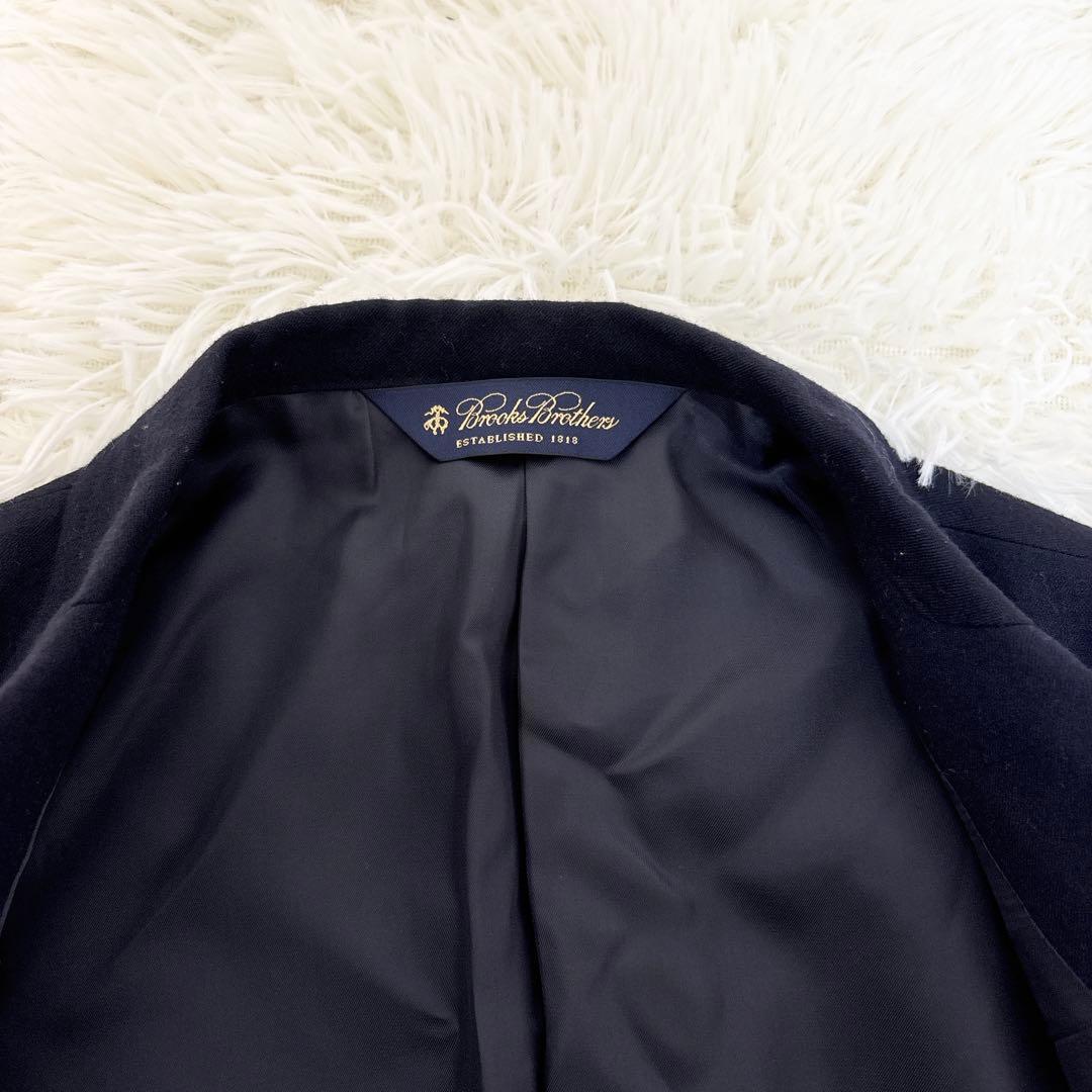 ブルックスブラザーズ 紺ブレ テーラードジャケット 金ボタン ロゴ 37SHT