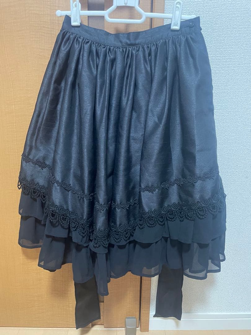 ALICE and the PIRATES スカート バッスル 黒