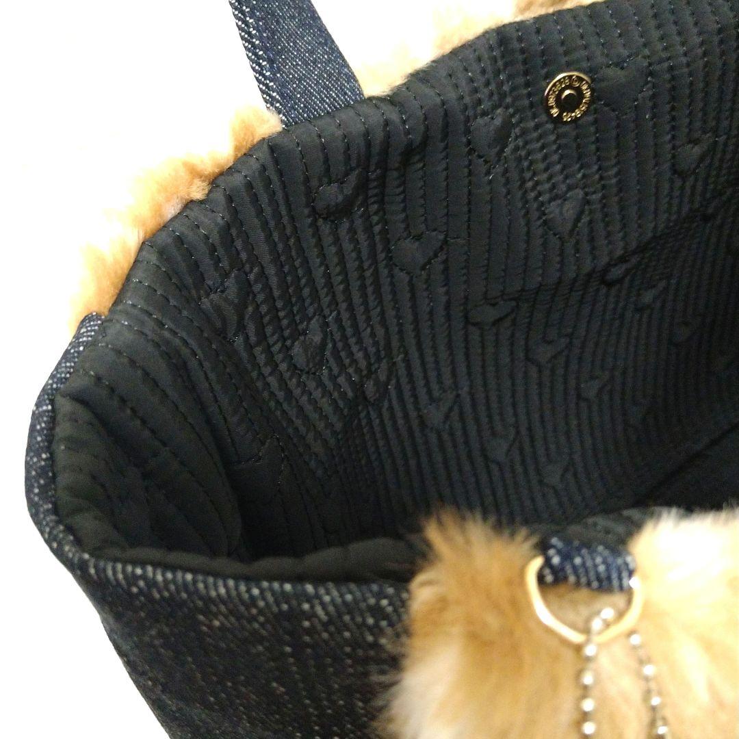 S*W様 コヤンイサムチョン☆横長トートバッグ　　バンビ柄ファー　サンダー　くま