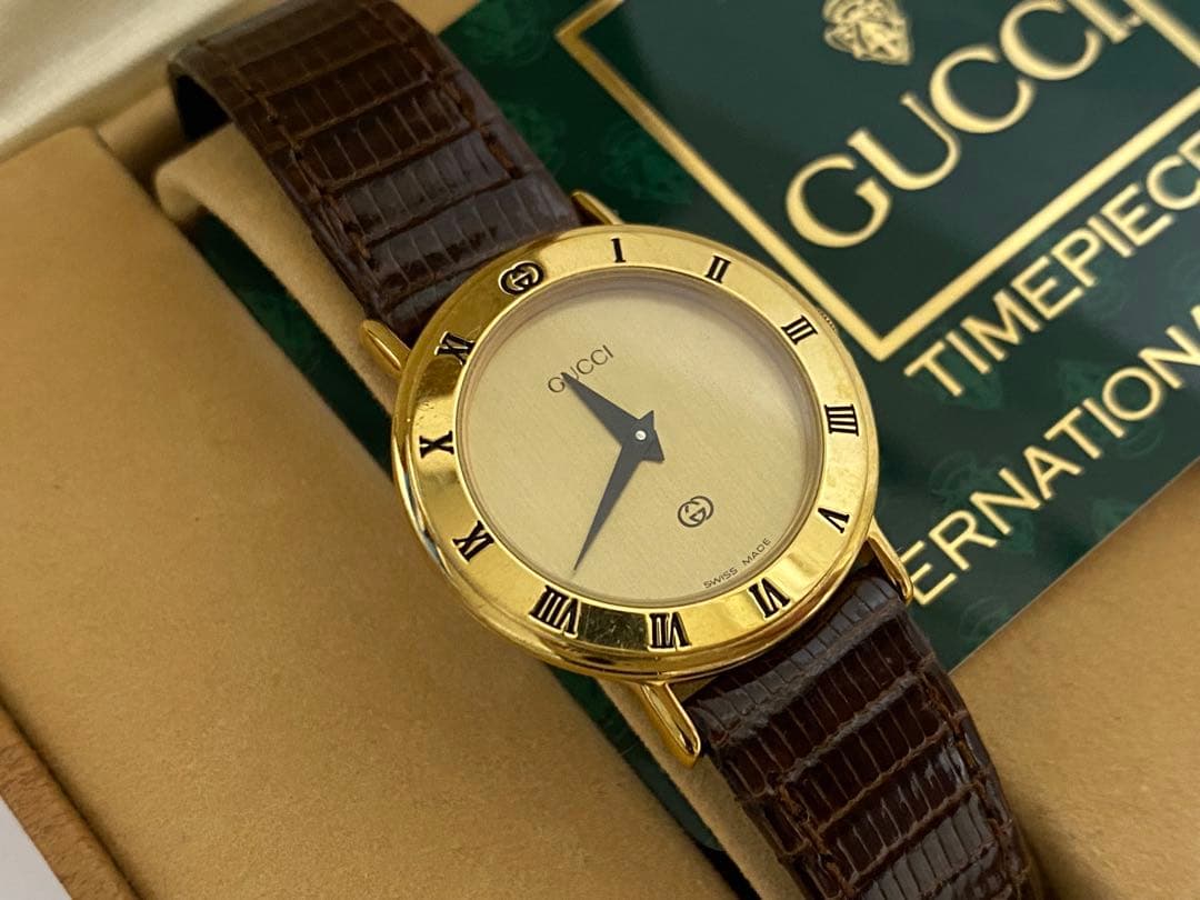 電池交換済み　GUCCI　グッチ　3000L　クオーツ　レディース時計