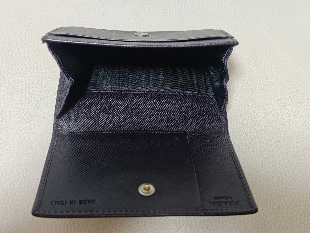 PRADA サフィアーノレザー 名刺入れ 黒