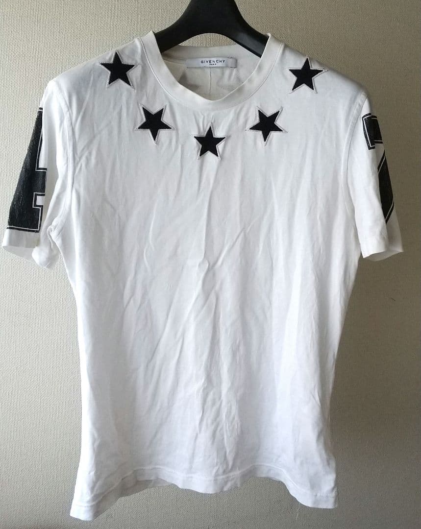 ジバンシー ホワイト スター Tシャツ