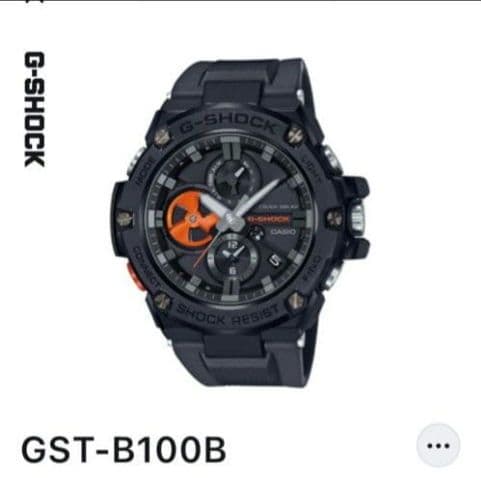 G-SHOCK GST-B100B ブラック腕時計