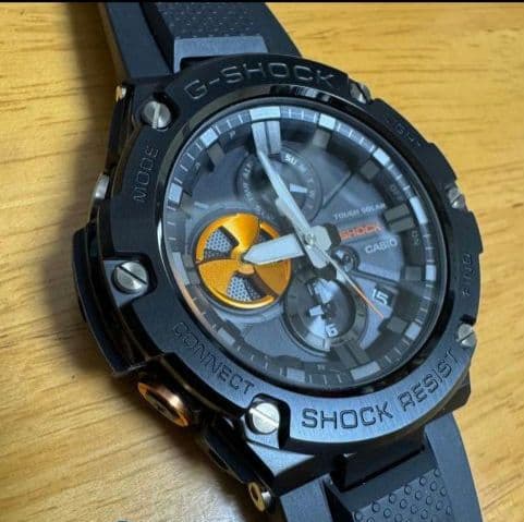 G-SHOCK GST-B100B ブラック腕時計
