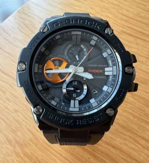 G-SHOCK GST-B100B ブラック腕時計