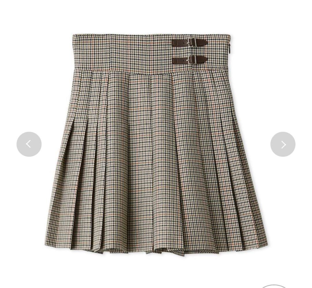 【新品同様タグ付き】snidel プリーツスカショーパン ベージュ 0サイズ