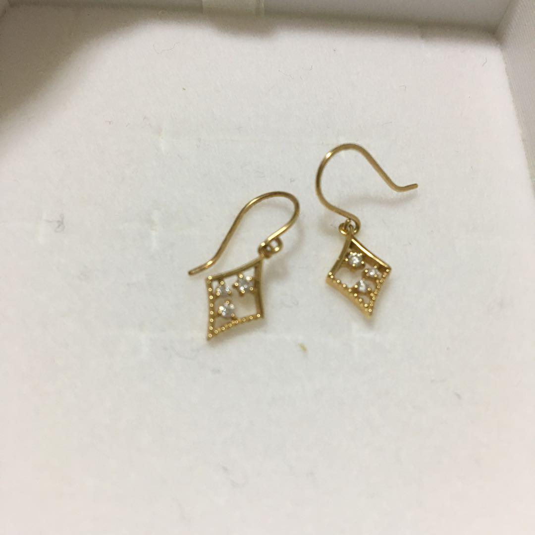 ジュエリーツツミ　ダイヤモンドピアス