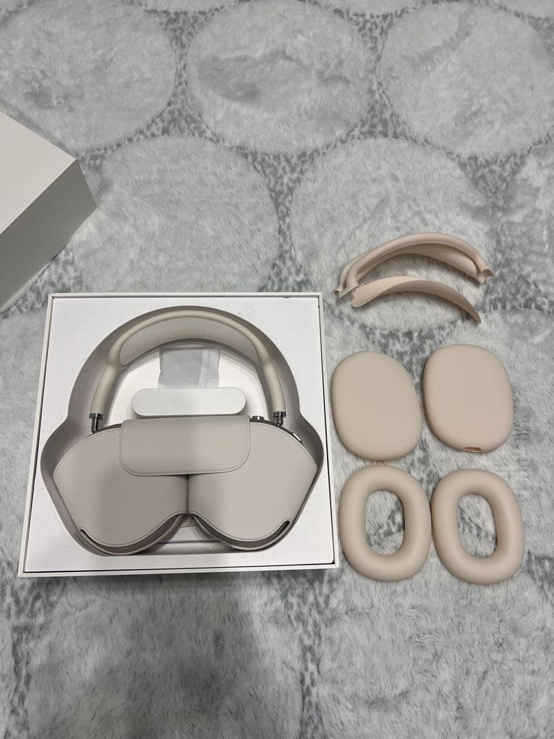 Air pods max スターライト【美品】カバーおまけ付き