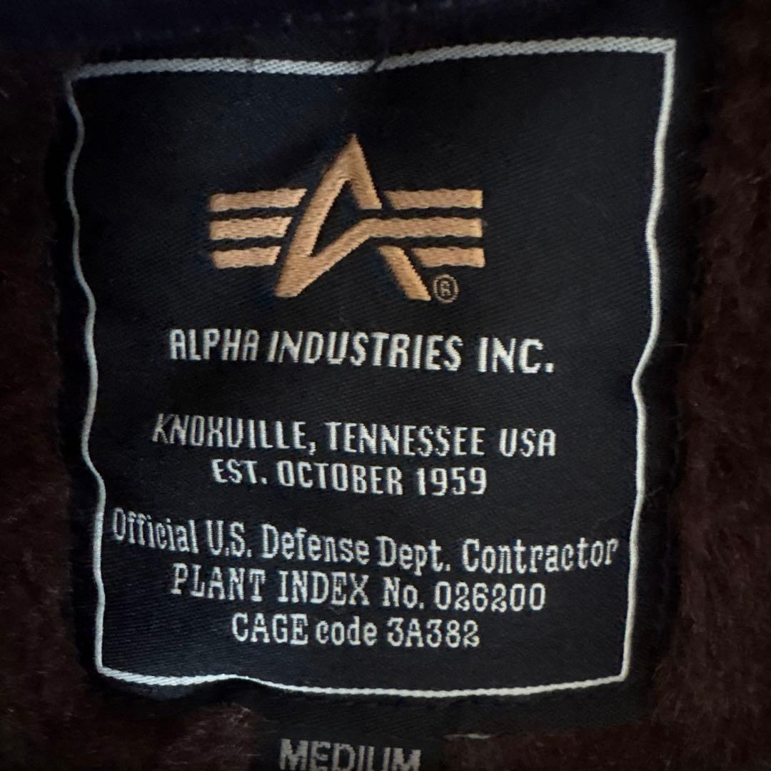 ALPHA INDUSTRIES ミリタリージャケット ネイビー M