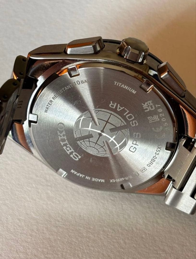 【美品】SEIKO ASTRON GPS 腕時計 チタン製 SBXC109