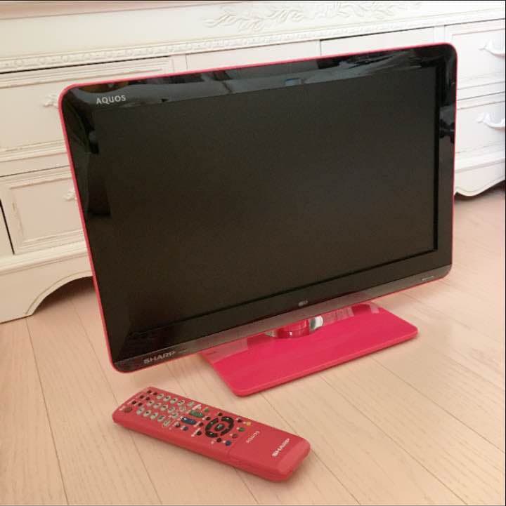 AQUOS ピンク テレビ 19インチ ୨୧⑅*