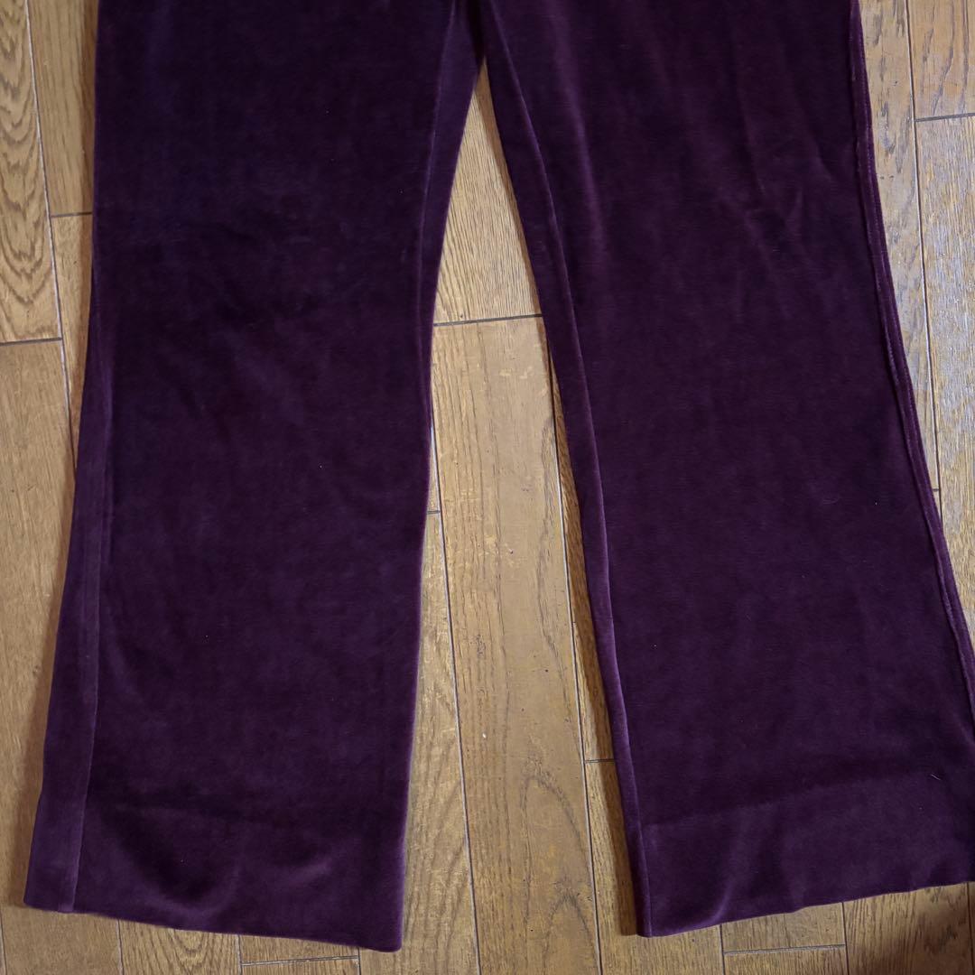 【GUCCIグッチ】ベロアパンツ40ボルドーヴィンテージトムフォード希少美品