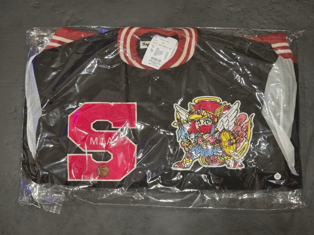 ま*ん様 新品未開封 SAPEur サプール ビックリマン　スタジャン 黒色 X