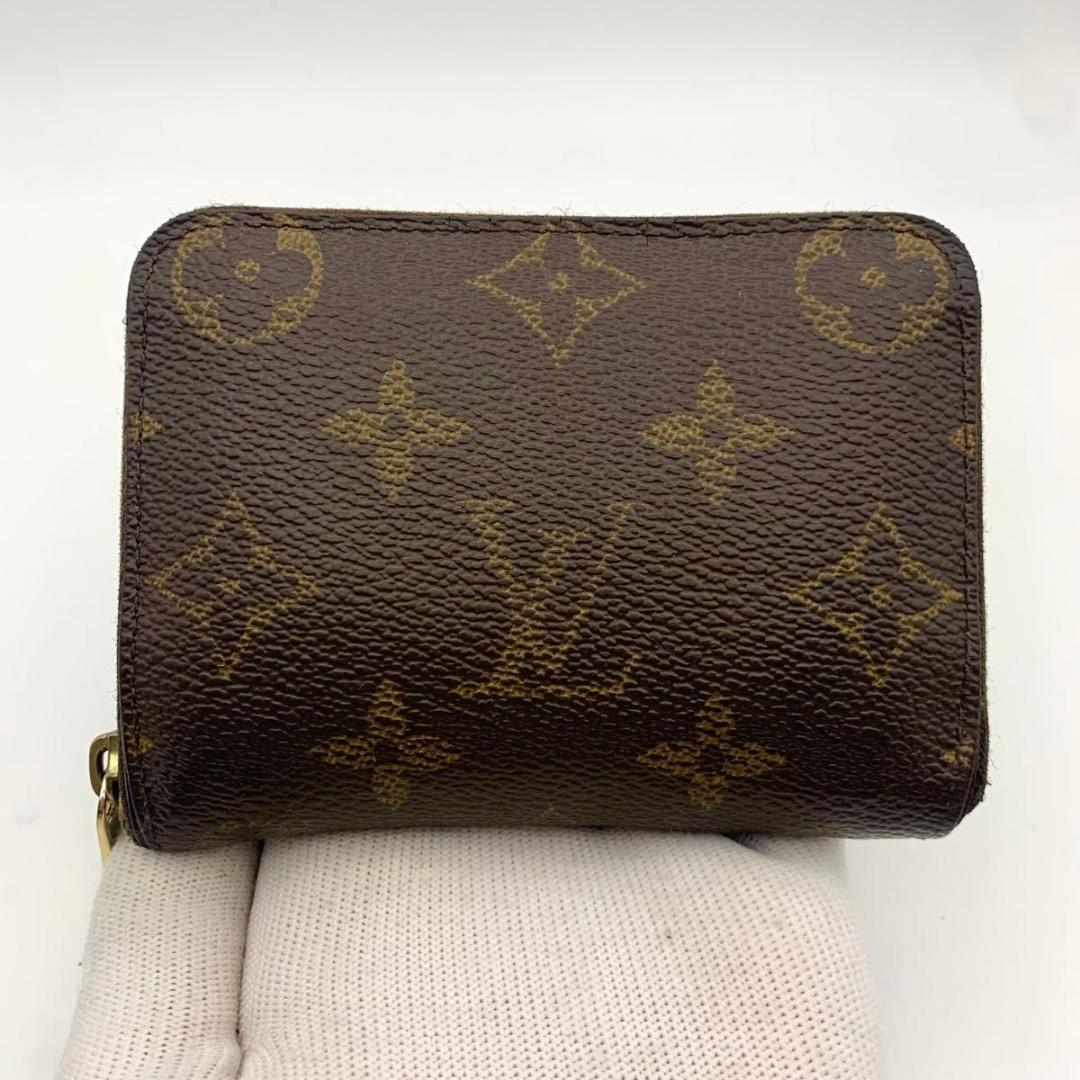 鑑定済み ルイヴィトン ジッピーパース 財布 コンパクト ケース 茶
