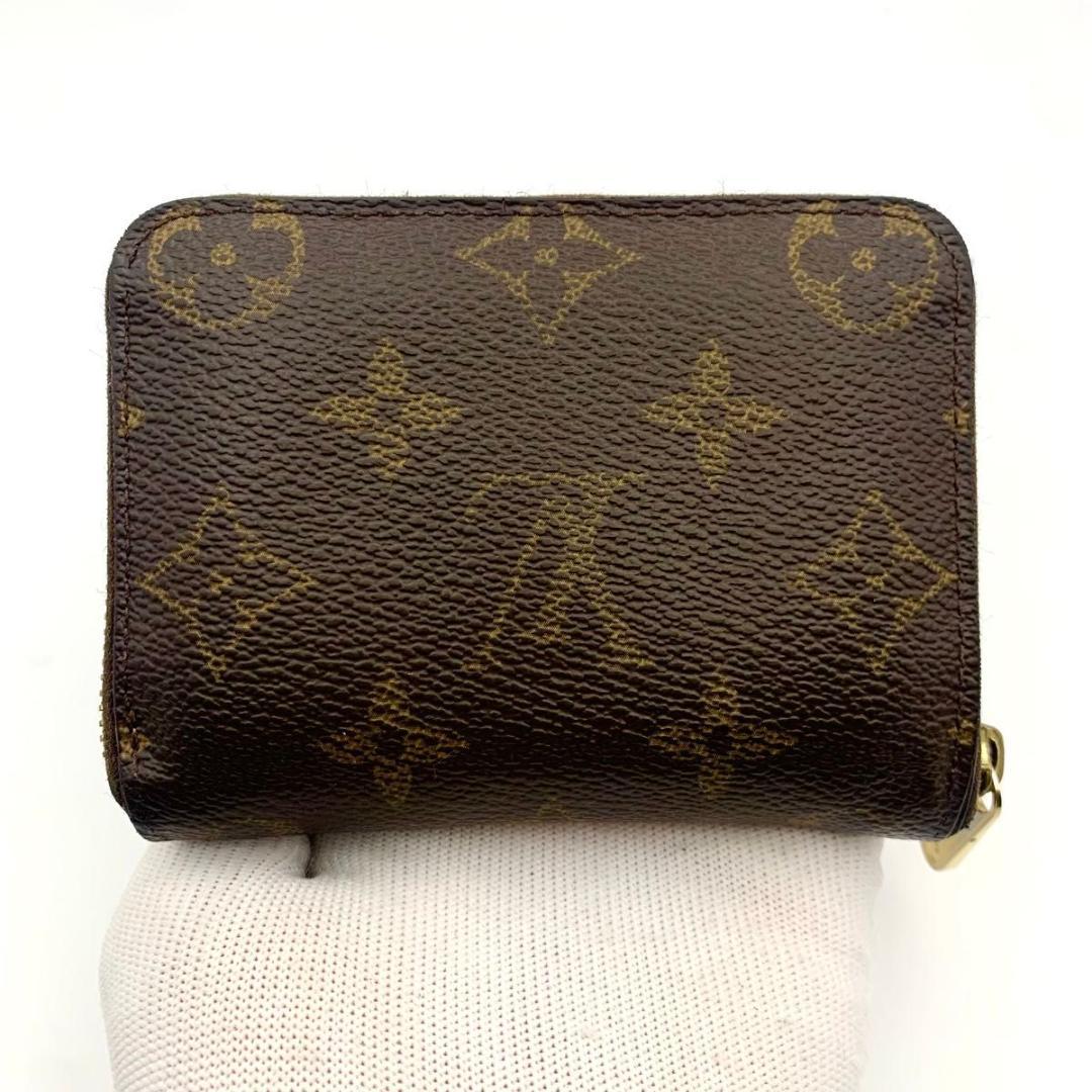 鑑定済み ルイヴィトン ジッピーパース 財布 コンパクト ケース 茶