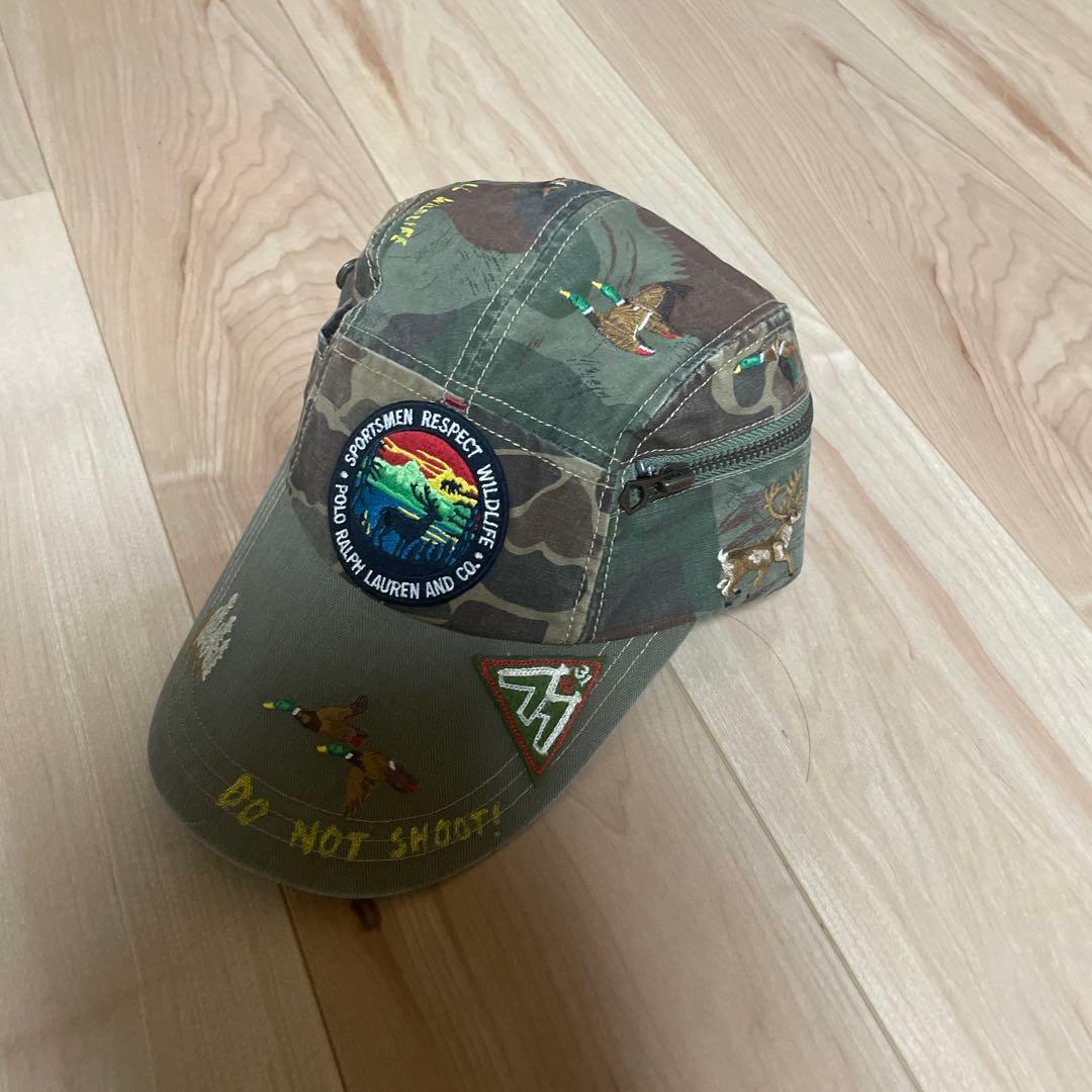 レア　ポロスポーツマン　 迷彩キャップ