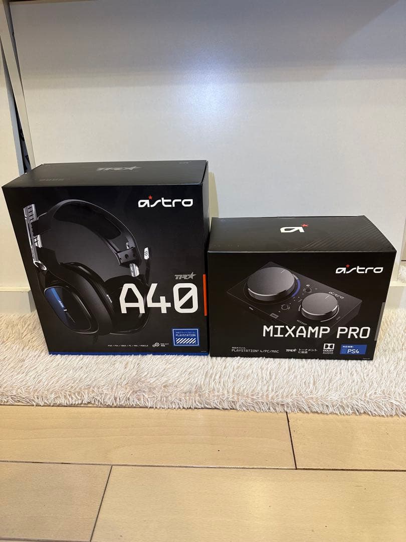 【完品】ASTRO A40ヘッドセット&MIXAMP PRO(バラ売り不可)