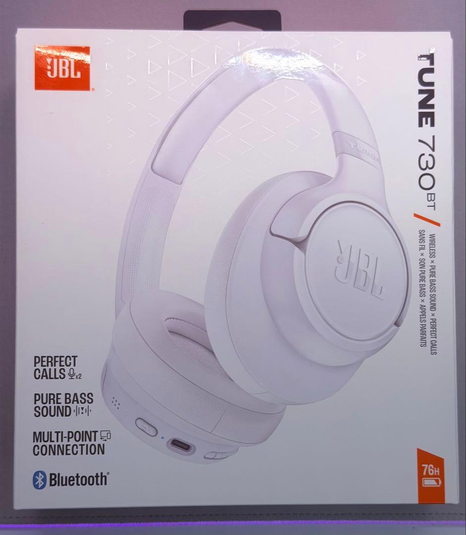 JBL TUNE 730BT ワイヤレスヘッドホン ホワイト