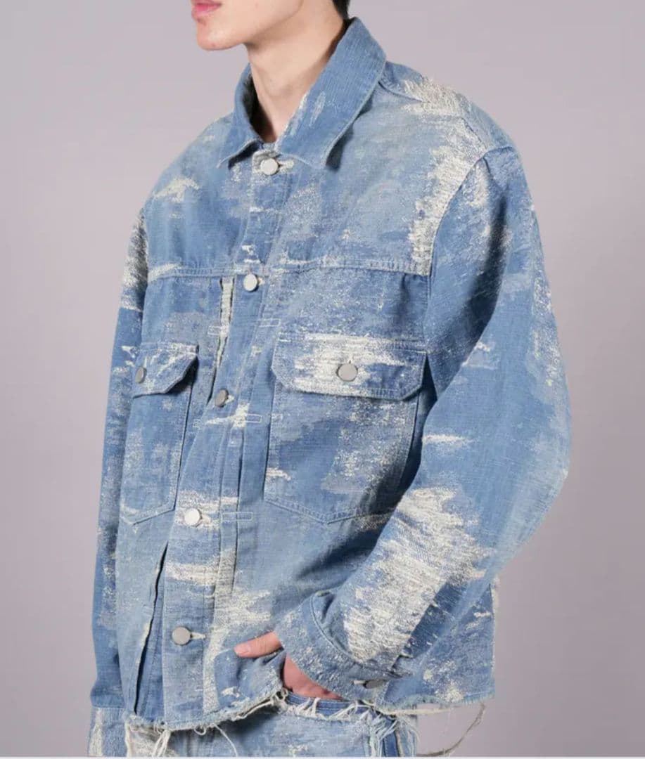 taakk デニムジャケット サイズ3 ライトブルー