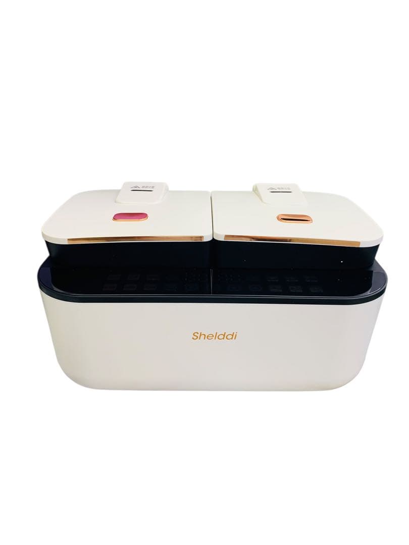 【開封済・未使用】Shelddi 炊飯器 ダブルインナー SDC-060-W