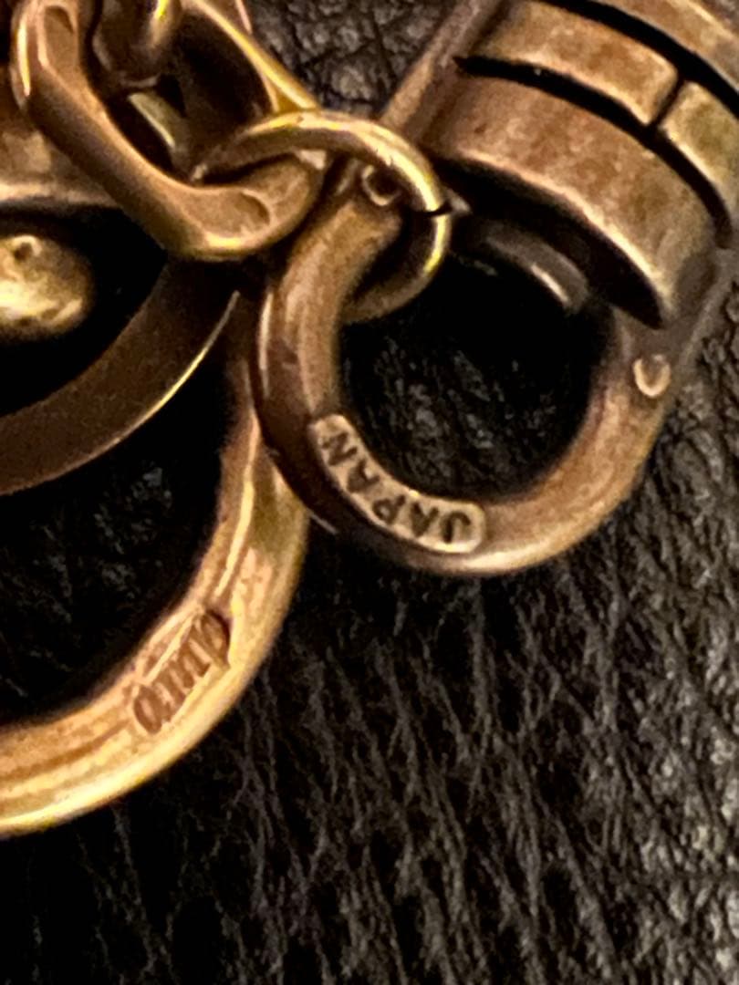 アンプジャパン　ウォレットチェーン　　ブラス製　ダブルクリップ　タグ付き