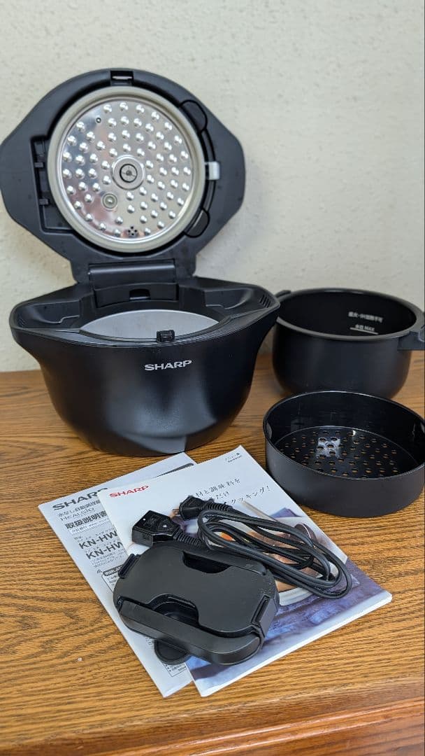 美品　SHARP ヘルシオ　ホットクック　KN-HW16G-B 2022年製