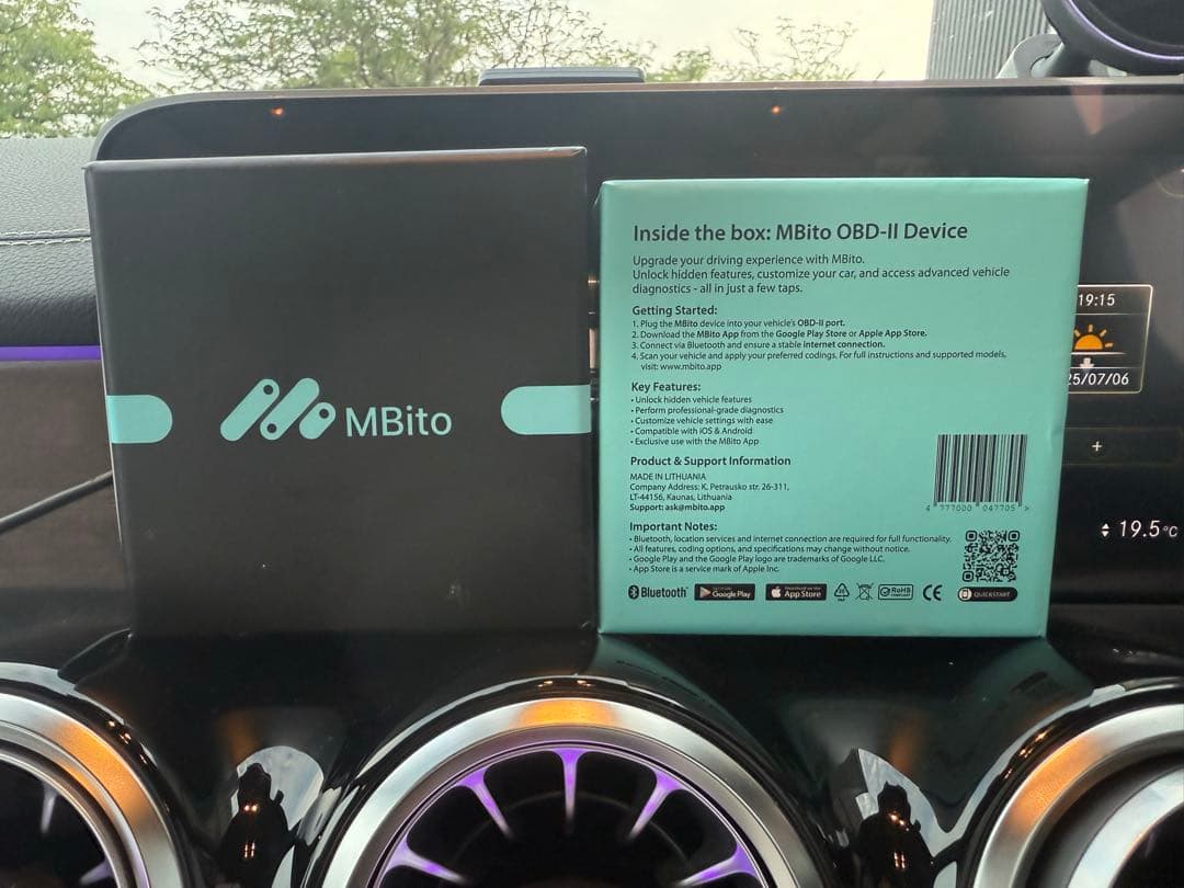 y*4様 MBito OBD-II【新品未使用品】診断機　メルセデスベンツ　コー