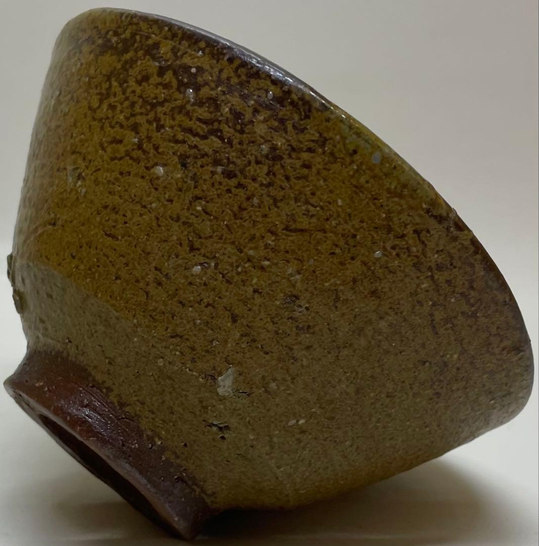 人間国宝　藤原啓　備前茶碗　緋襷　共箱　共布　栞　L118