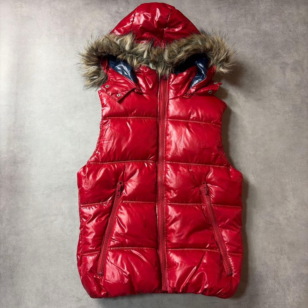 00s archive fur down vest opium y2k \