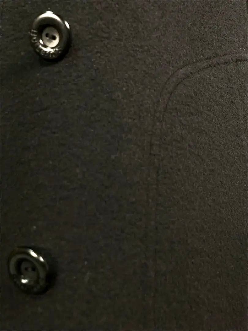 Burberrys ステンカラーコート カシミア混 ビンテージ 黒　M ウール
