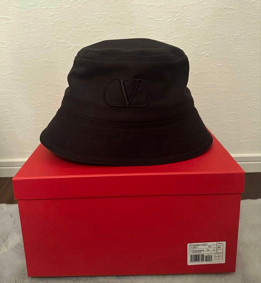 VALENTINO バケットハット 黒 サイズ60