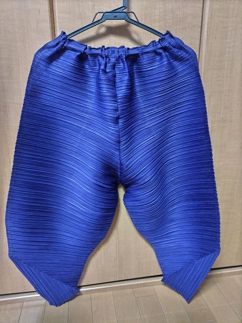 プリーツプリーズ　イッセイミヤケ　変形パンツ