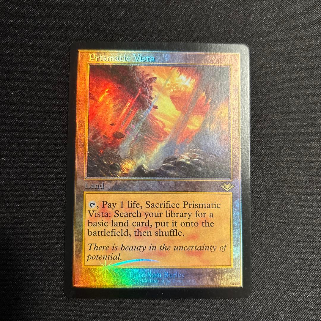 MTG 虹色の眺望 Prismatic Vista foil 旧枠 英語 ②