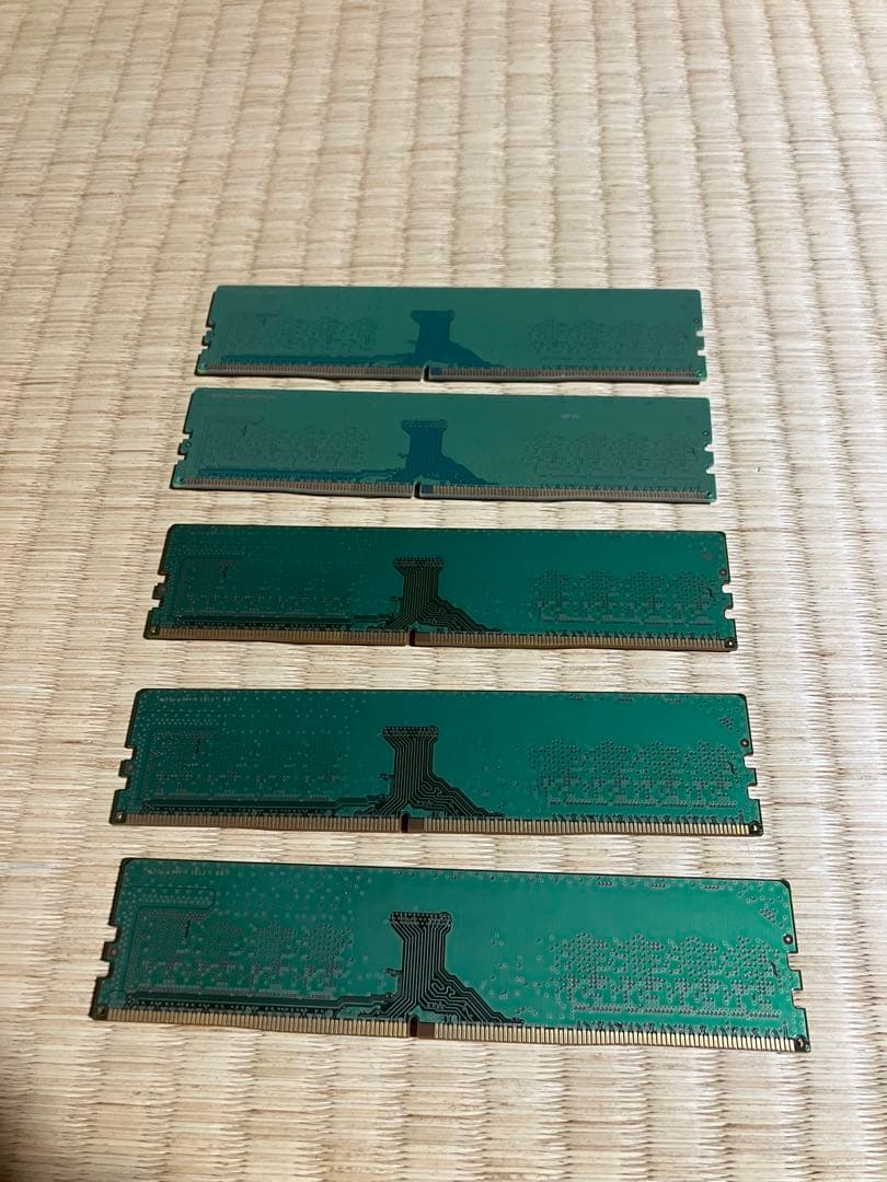 プ*っ様 動作確認済【SAMSUNG】DDR4-2666 8GB×5枚 PC用メ