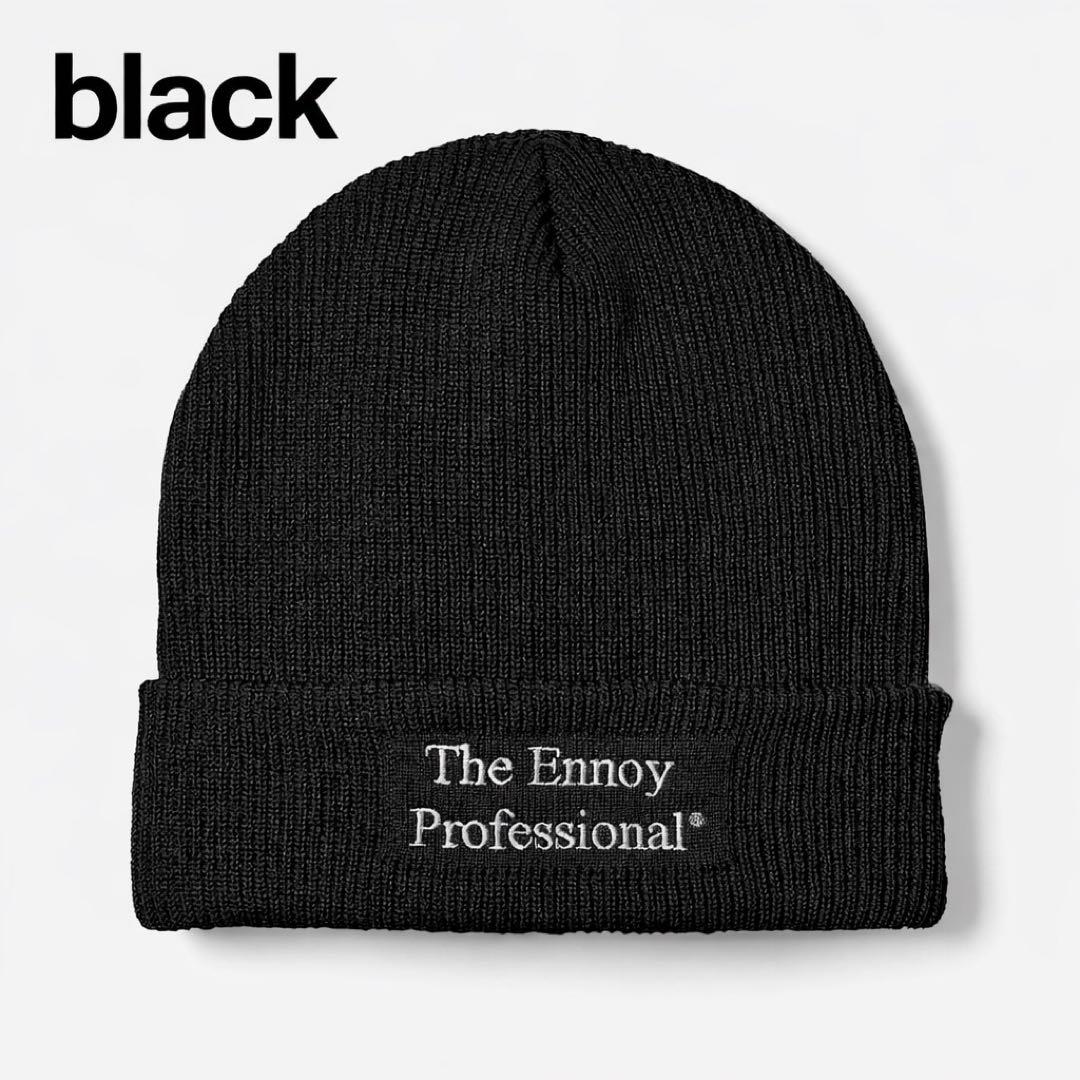 【未開封】ennoy PROFESSIONAL KNIT CAP black