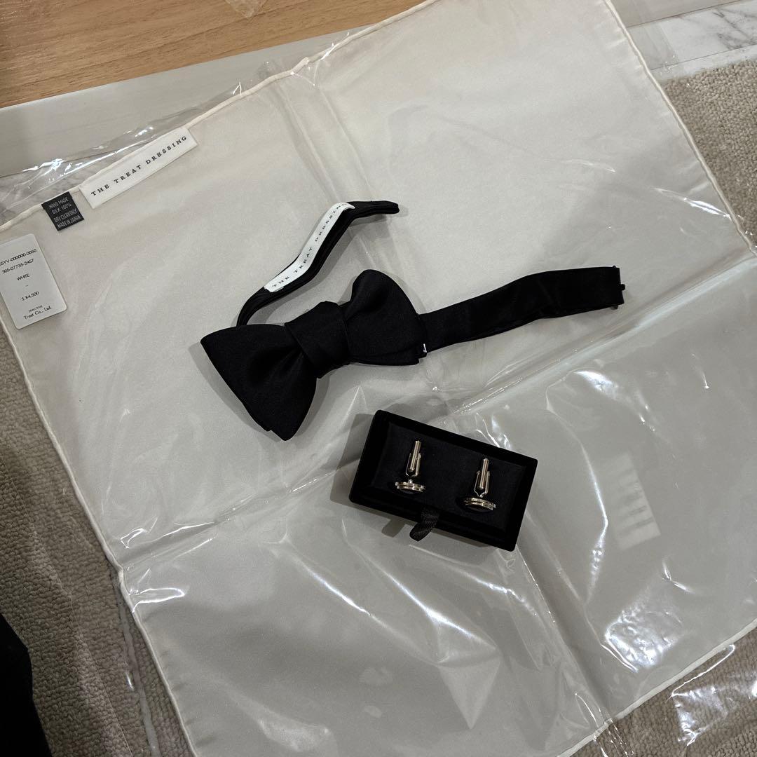 トリートドレッシング　カフス&蝶ネクタイ&チーフセット