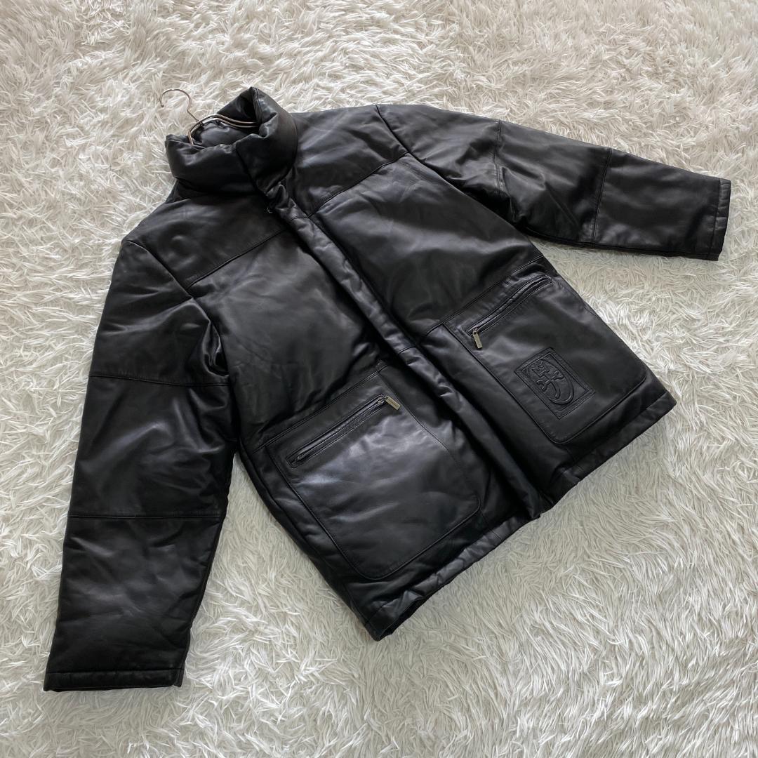 CASTELBAJAC/カステルバジャック【XL】レザージャケット ダウン