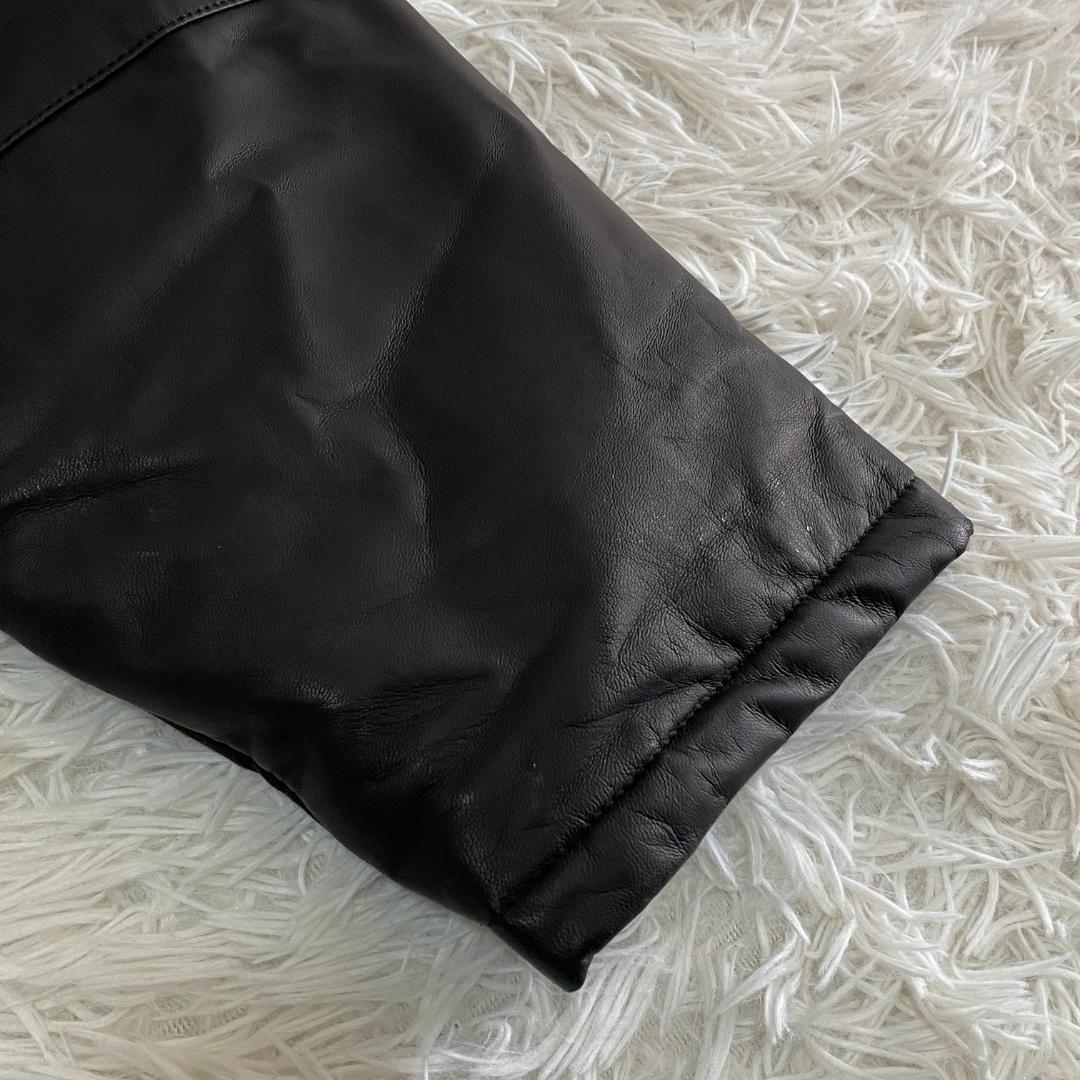 CASTELBAJAC/カステルバジャック【XL】レザージャケット ダウン