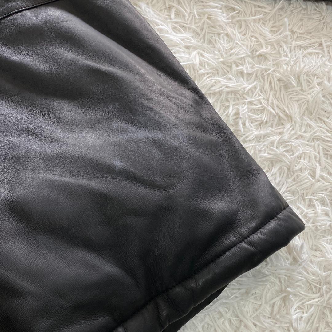 CASTELBAJAC/カステルバジャック【XL】レザージャケット ダウン