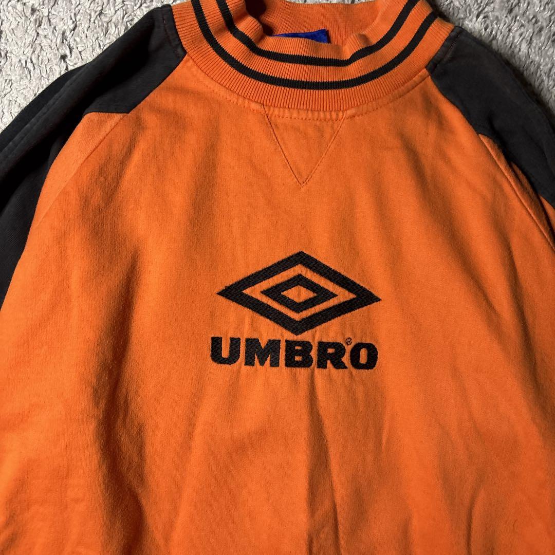 アンブロ　スウェット　90s トレーナー　刺繍デザイン　ヴィンテージ　古着