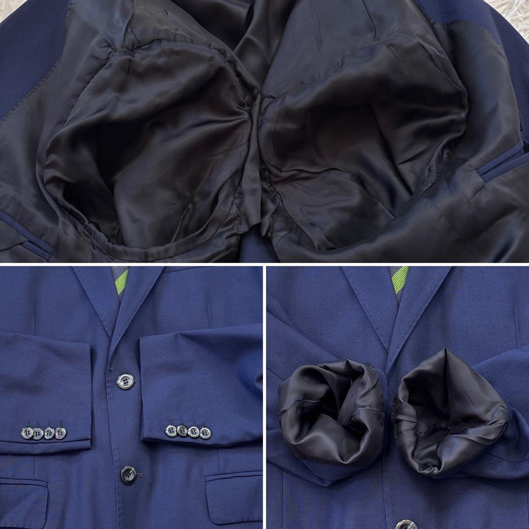 超美品☆【ルチアーノ　ディ　マルティナ】イタリア製　現行近年　ネイビー　54